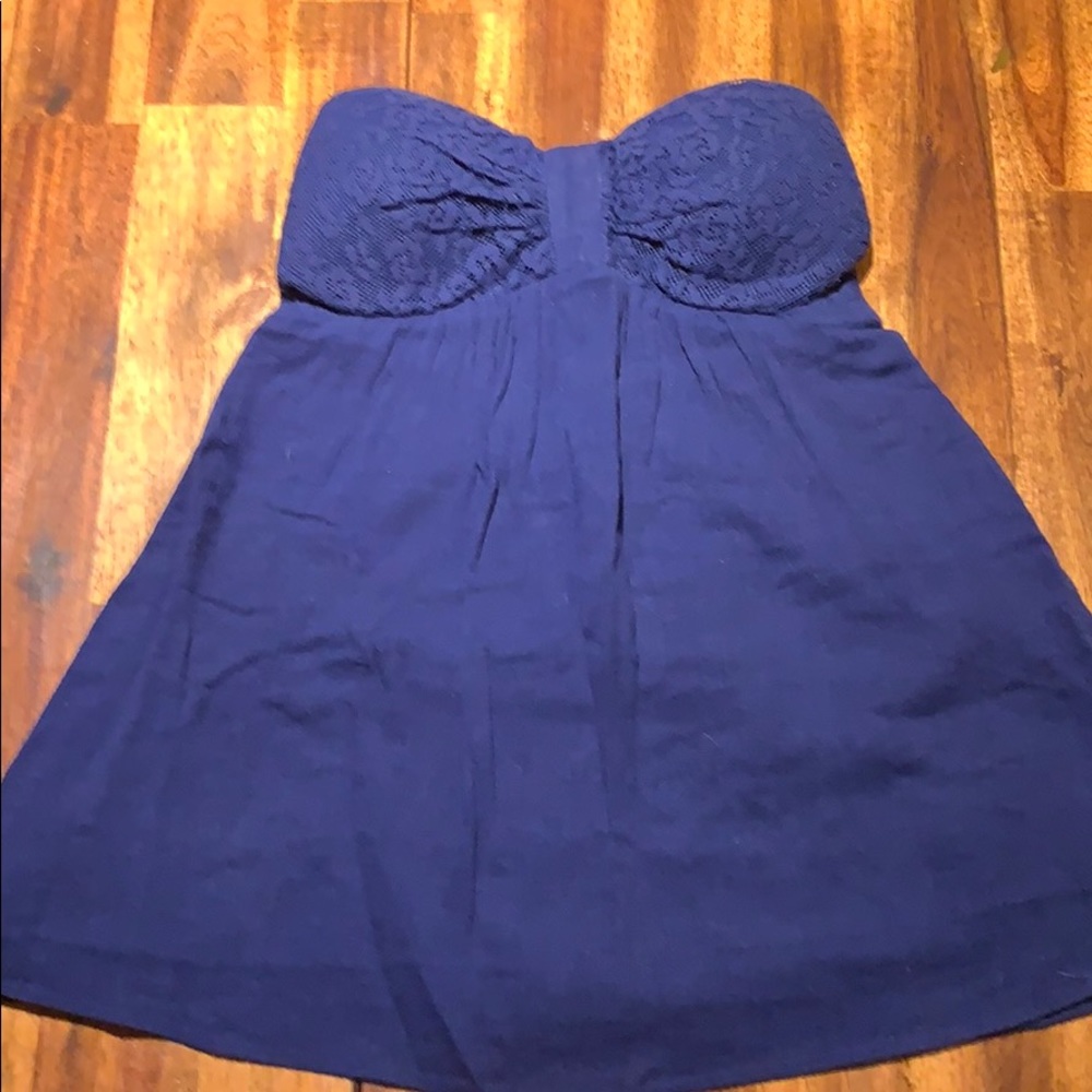 Navy blue halter top